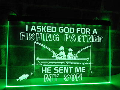 Fishing Partner Illuminated Sign