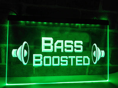 Bass Boosted Illuminated Sign