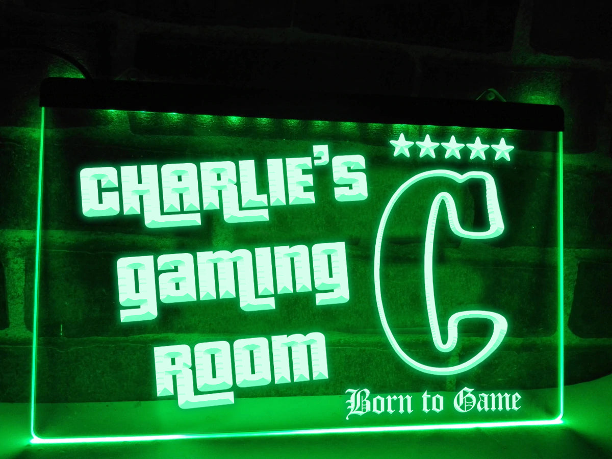 Create a personalized gaming space with Gaming Neon Signs