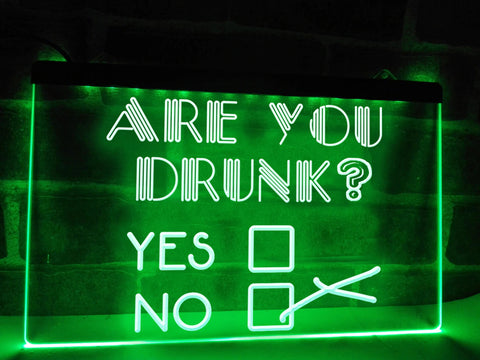 Image of Are You Drunk Illuminated Bar Sign