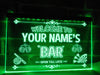 Beer, Pool & Darts Bar Personalized Illuminated Sign