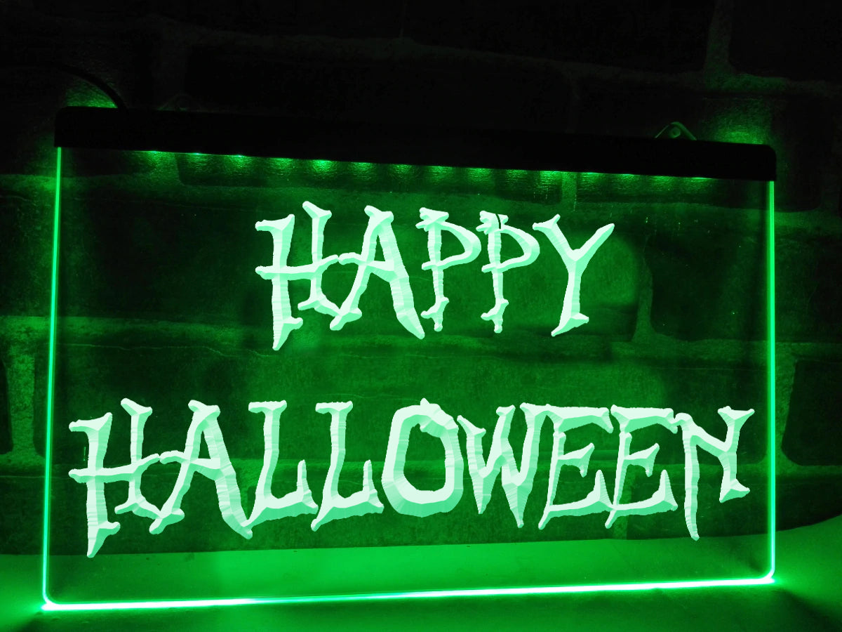 Happy Halloween Illuminated Sign