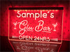 Neon Gin Bar Sign Red