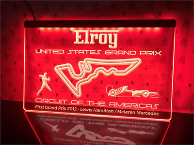 US Grand Prix Illuminated Sign
