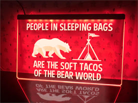 Soft Tacos Funny Illuminated Sign