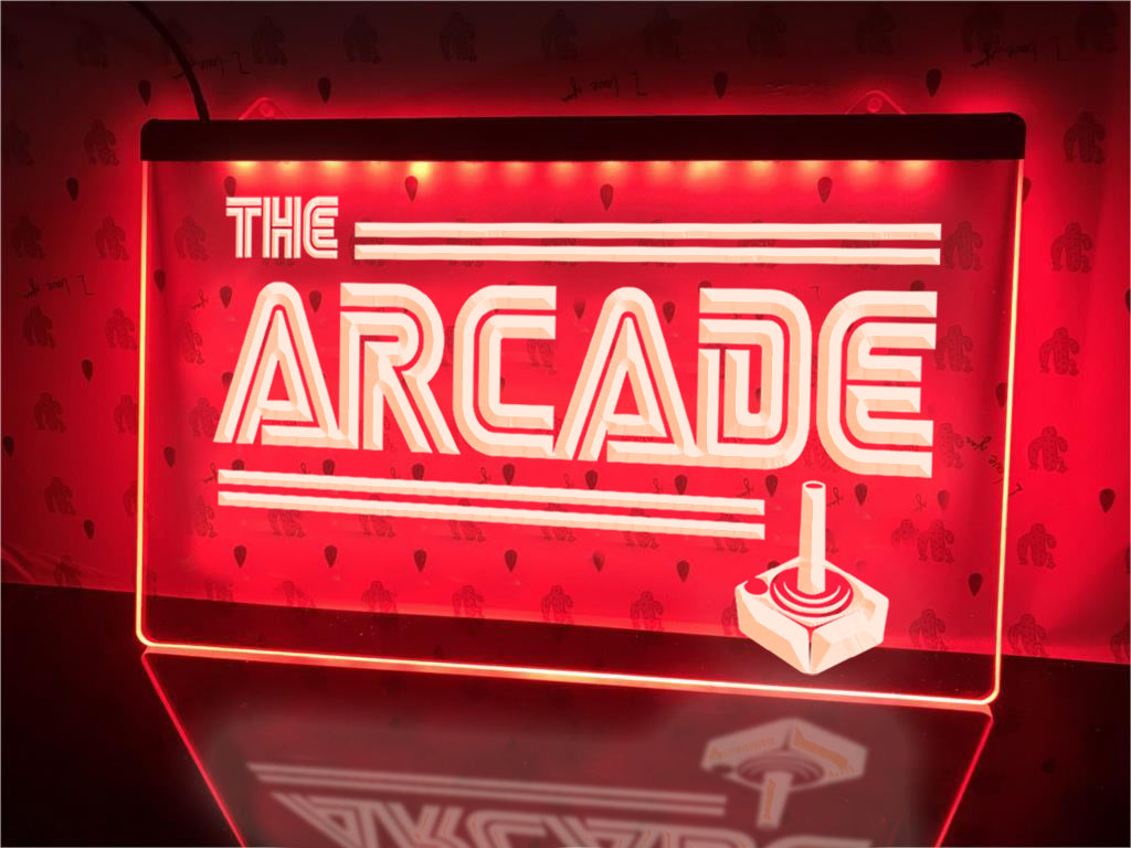 Arcade Led Signs The Arcade Illuminated LED Neon Sign – Dope Neons