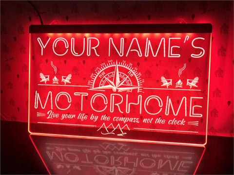 Image of Personalized Motorhome LED Neon Illuminated Sign