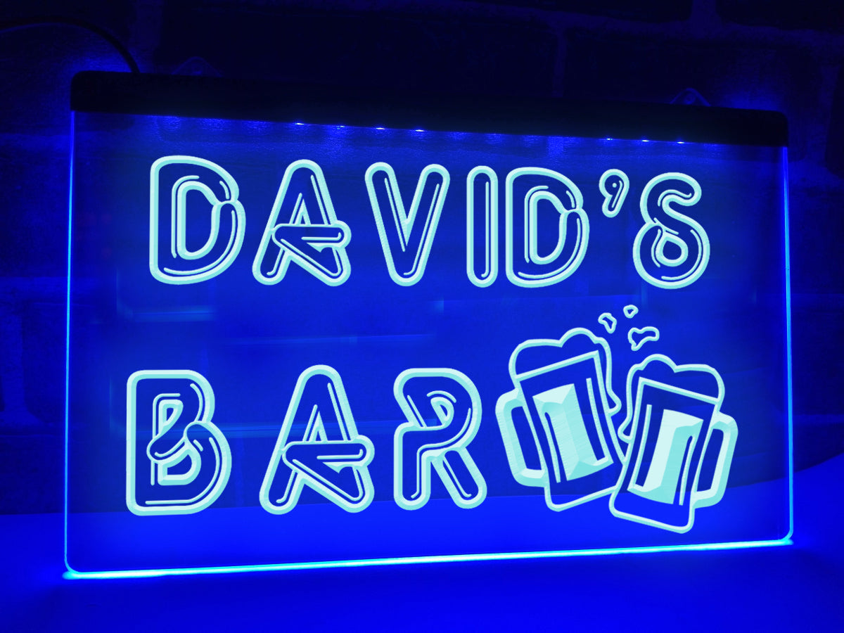 Your Bar Personalized Illuminated Sign