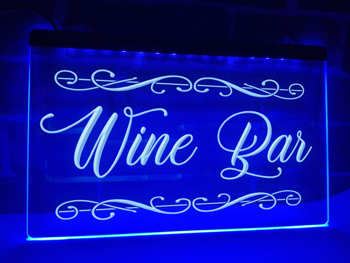 Wine Bar Illuminated Sign