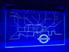 London Underground Map Illuminated Sign
