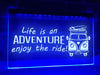 Life is an Adventure Illuminated Sign