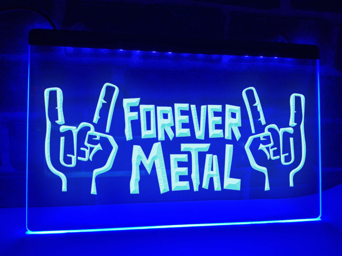 Forever Metal Illuminated Sign