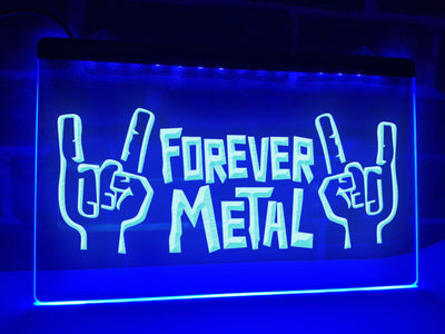 Forever Metal Illuminated Sign
