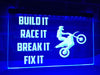 Build It Race It Illuminated Sign