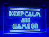 Keep Calm and Game On Illuminated Sign