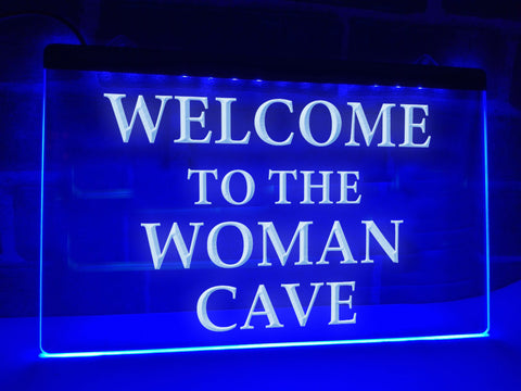 Image of Woman Cave Illuminated Sign