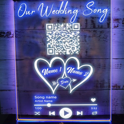 Image of Our Wedding Song Personalized LED Neon Sign