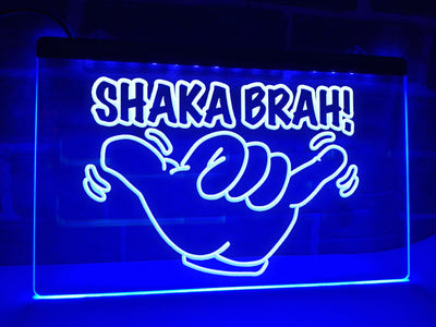 Shaka Brah Illuminated Sign