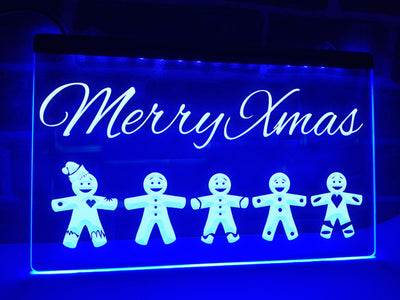 Gingerbread Men Illuminated Sign