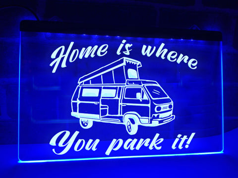 Image of Pop Up Camper Illuminated Sign