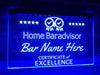 Home Bar Advisor Personalized Illuminated Sign