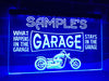 Motorcycle Garage Personalized Illuminated Sign