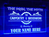Carpentry & Woodwork Legend Personalized Illuminated Sign