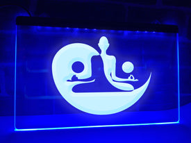 Yin Yang Illuminated Sign