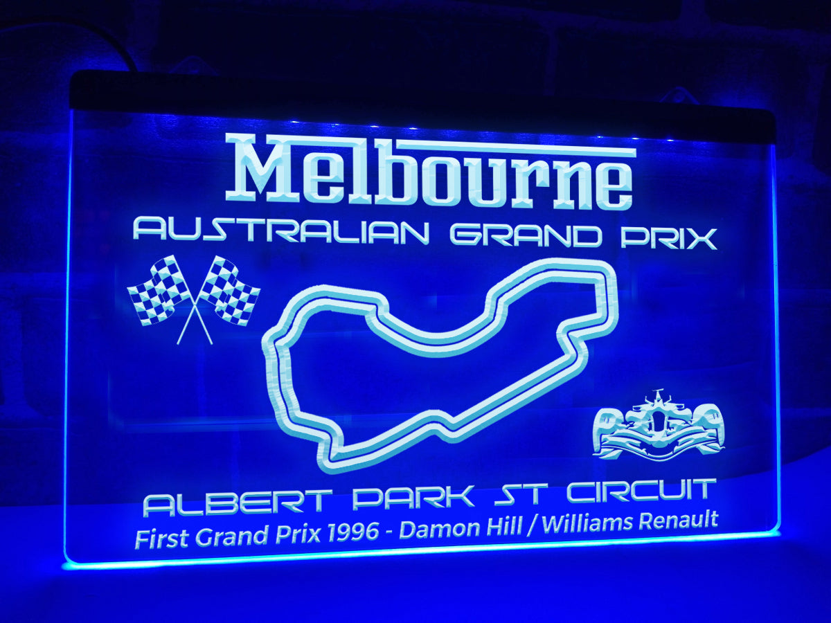 Australian Grand Prix Illuminated Sign
