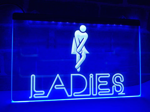 Image of Ladies Restroom Illuminated Sign