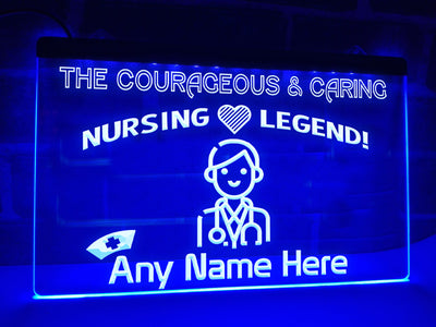 Nursing Legend Personalized Illuminated Sign