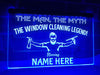 The Window Cleaning Legend Personalized Illuminated Sign