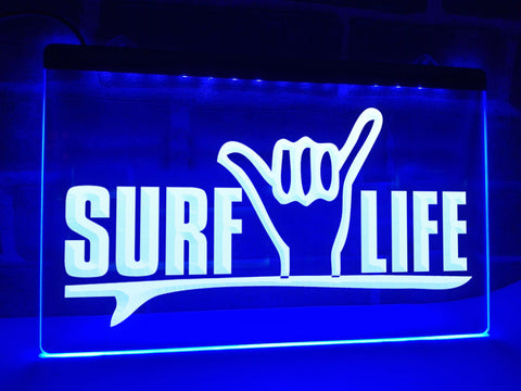 Image of Surf Life Illuminated Sign
