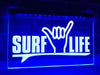 Surf Life Illuminated Sign