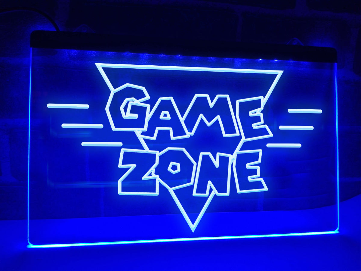  Game Neon Sign, EAT SLEEP GAME Wall Decor Glow at