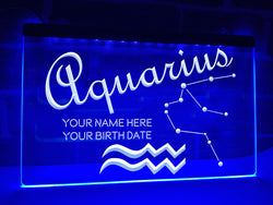 Aquarius Astrology Illuminated Sign