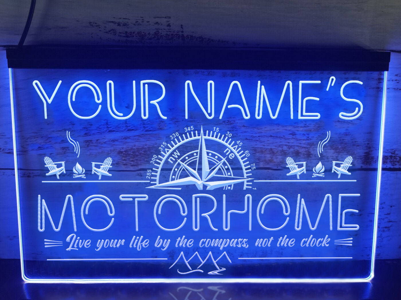 Personalized Motorhome LED Neon Illuminated Sign – Dope Neons