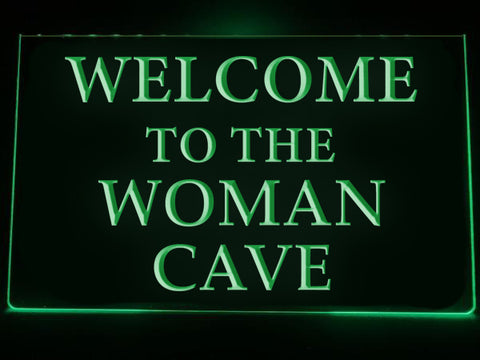 Image of Woman Cave Illuminated Sign