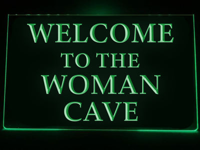 Woman Cave Illuminated Sign