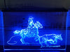 Cowboy Scene Illuminated Sign