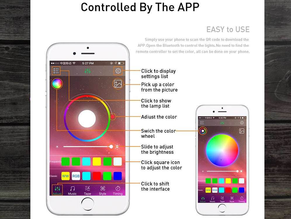The Arcade Bluetooth Controlled Wall Clock