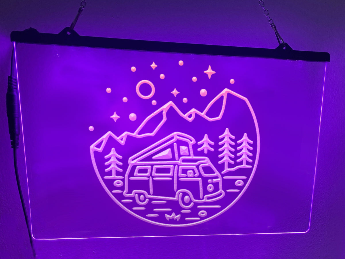 Pop Top Traveller Illuminated Sign