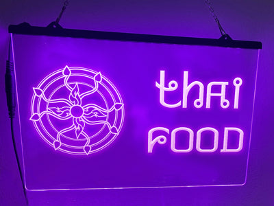Thai Food Illuminated LED Neon Sign