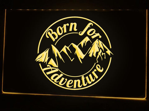 Image of Born For Adventure Illuminated Sign