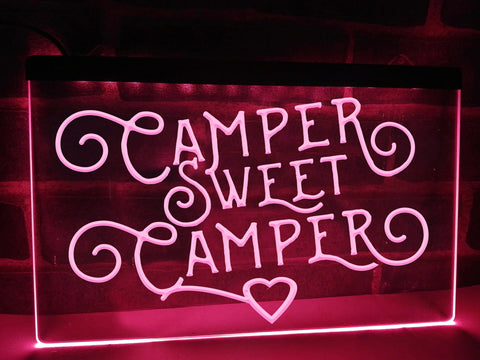 Image of Camper Sweet Camper Illuminated Sign
