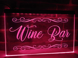 Wine Bar Illuminated Sign
