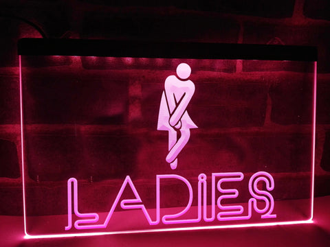 Image of Ladies Restroom Illuminated Sign