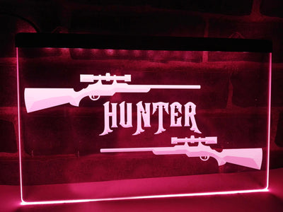 Hunter Illuminated Sign