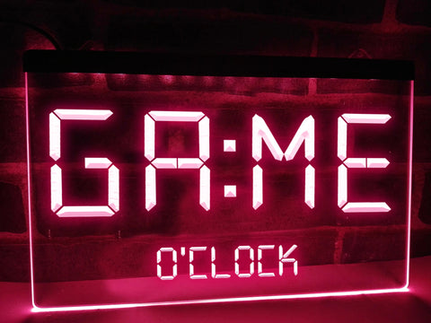 Image of Game O'clock Illuminated Sign