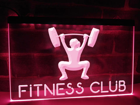 Image of Fitness Club Illuminated Sign